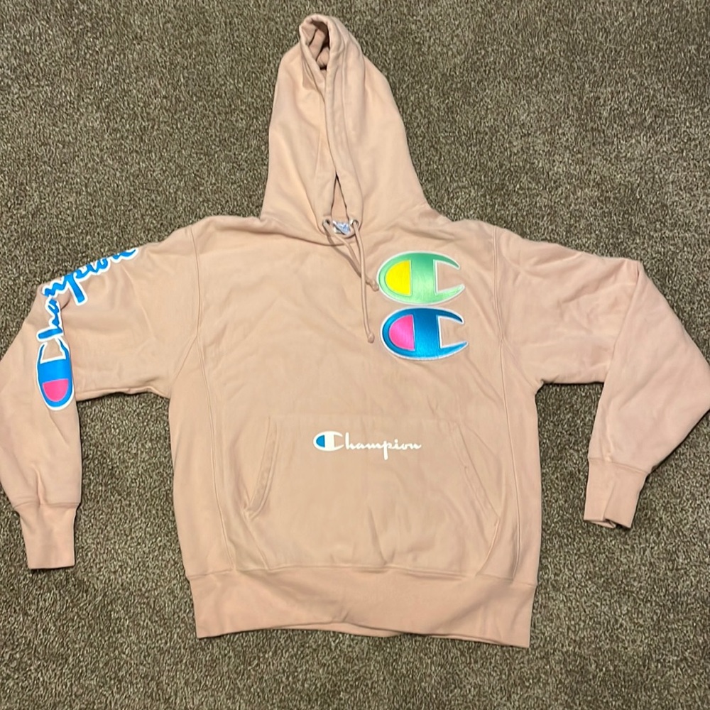 Vintage pink Champion Hoodie